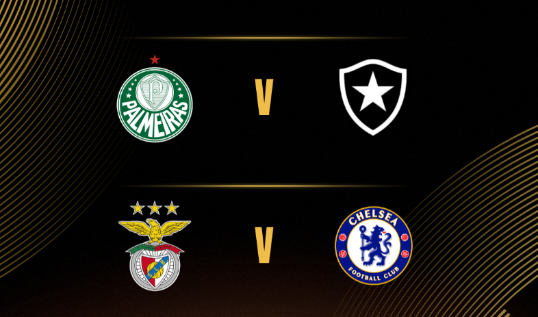 Duelos de alto voltaje: Palmeiras vs. Botafogo y Benfica. vs. Chelsea
