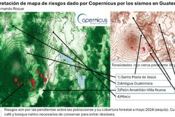 Tecnología satelital revela zonas más vulnerables por los sismos de julio del 2025 en Guatemala