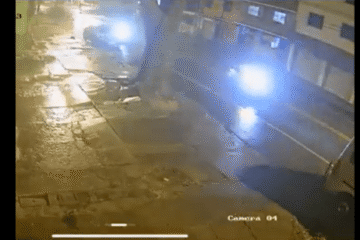 Video muestra huida de supuestos atacantes tras la masacre en funeraria de la zona 1
