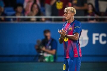 Barsa golea al Como  con recital de Lamine Yamal