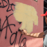 Comuna de Antigua Guatemala rechaza daños al patrimonio y elimina pintas tras partido