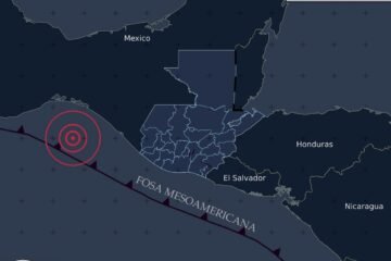 Sismos de 5.9 y 3.0 grados se registran este 10 de agosto en el Pacífico y en Sacatepéquez