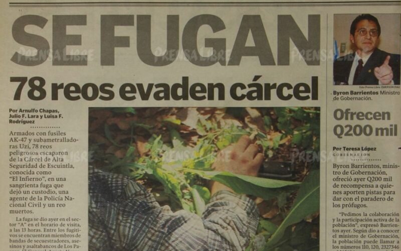 Del túnel de El Infiernito al portón de Fraijanes 2: una historia de fugas que no termina