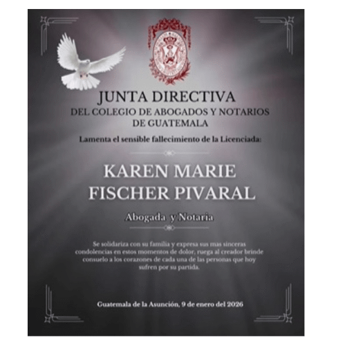 Fallece la abogada Karen Fischer Pivaral