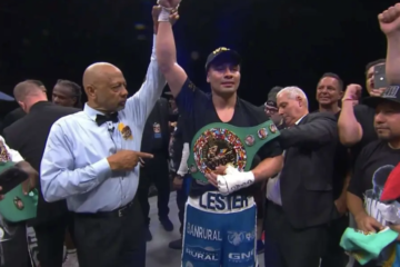 LÉSTER MARTÍNEZ TOCA LA GLORIA Y ES CAMPEÓN MUNDIAL