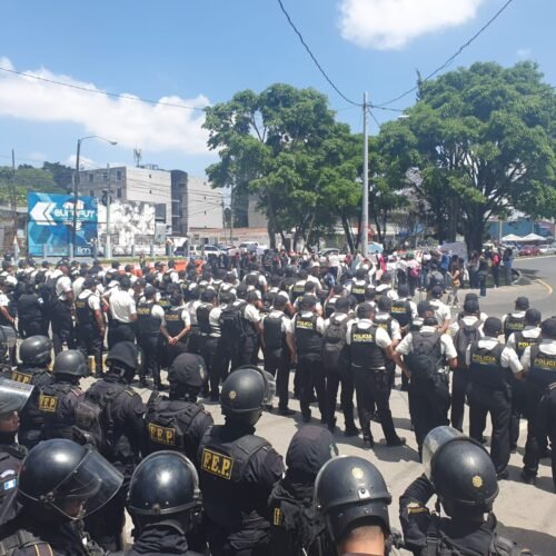 EN VIVO: Fuerte dispositivo policial y diligencias del MP en la Usac tras reelección de Mazariegos