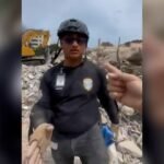 Cuatro policías detenidos por robar dinero entre los escombros de unos edificios derruidos tras el terremoto en La Guaira