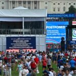 Evacuado por amenaza de tormenta el Mall que espera a Trump para las celebraciones del 250 aniversario