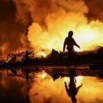 Último ataque ruso en la región de Kiev, en imágenes