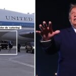 Las explicaciones de Trump para justificar el vuelo secreto con el que regresó de la cumbre de la OTAN