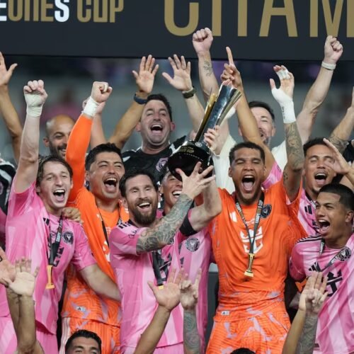 Con un gol centenario, Messi brinda al Inter Miami su primera Campeones Cup