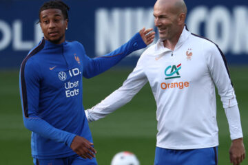 Zidane dirige su primer entrenamiento al frente de la selección de Francia