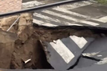 Video: Nuevo hundimiento alarma a vecinos de la colonia Pablo VI en Mixco