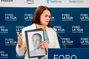 Svetlana Tijanóvskaya: “Si dejamos que Ucrania pierda la guerra, la pregunta será quién es el siguiente”